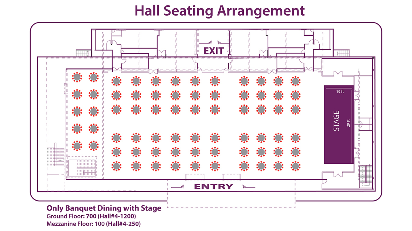 Banquet Dining with Stage